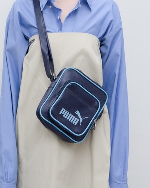 1990s PUMA - pvc leather shoulder bag