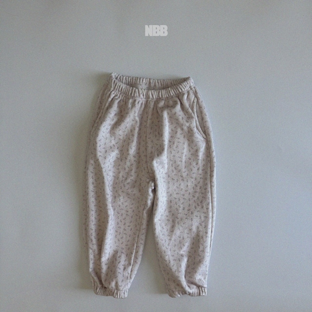 *即納* NIGHTBEBE フラワーボアジョガー