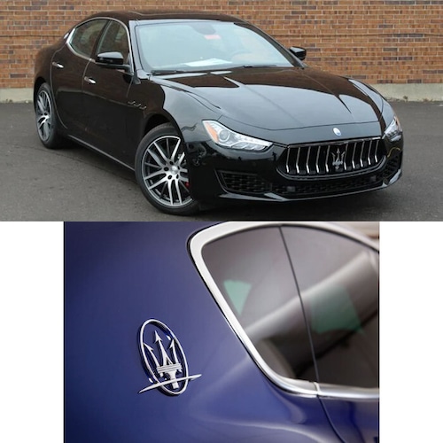 セット バッジ ステッカー エンブレム 670030863 Maserati Ghibli GranTurismo Levante Quattroporte マセラティ ギブリ クアトロポルテ グランツーリスモ レバント