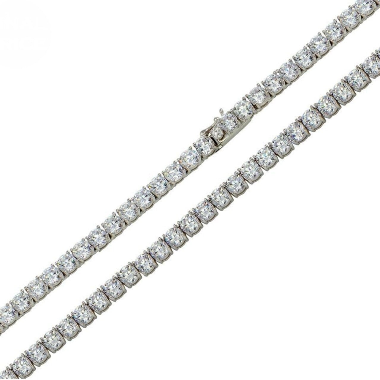 silver925 テニスチェーン 50cm 4mm | FAMESS JEWELRY