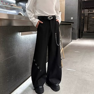 メタルチェーンアイレット ワイドパンツ(ruf_03260)
