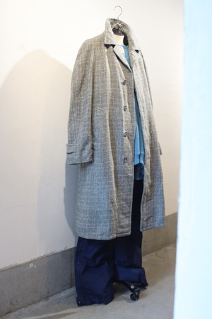 1960s Alligator wool tweed coat .