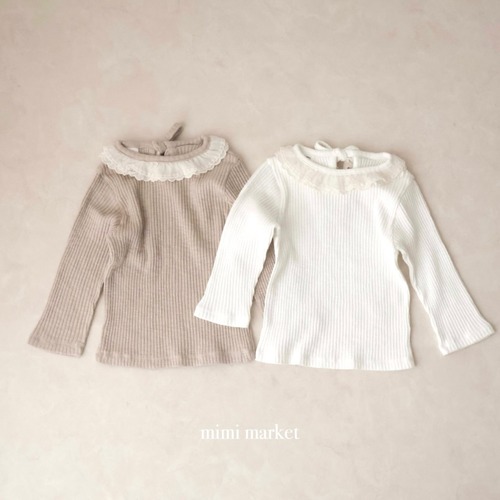 mimi market 2nd［取寄］tutu collar tee 26spring