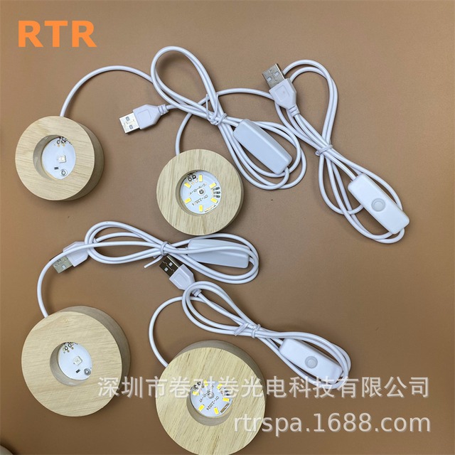 LEDプラグインナイトライトクリスタルボール