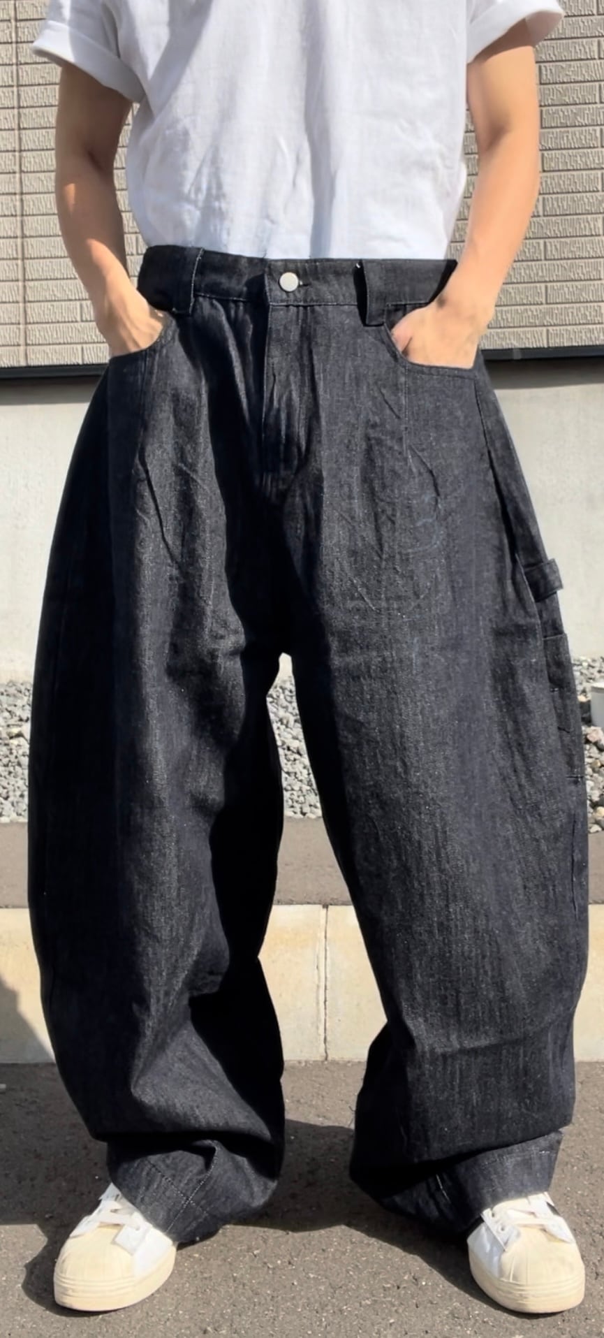 THEM STUDIO】Relaxed Double Pocket Raw Denim | P3398STORE