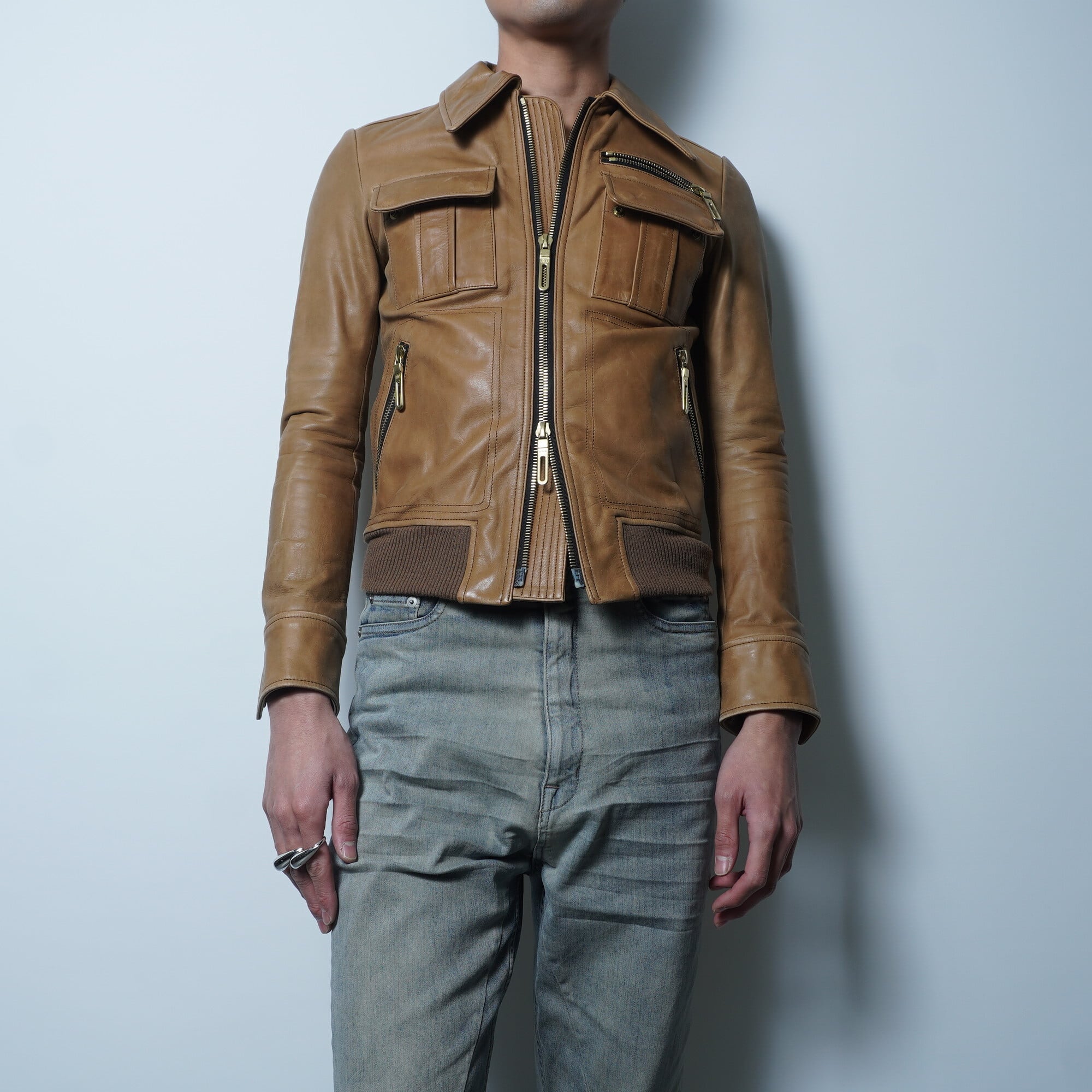 GalaabenD】ガラアーベント ラムワックスネイキッドカウレザー