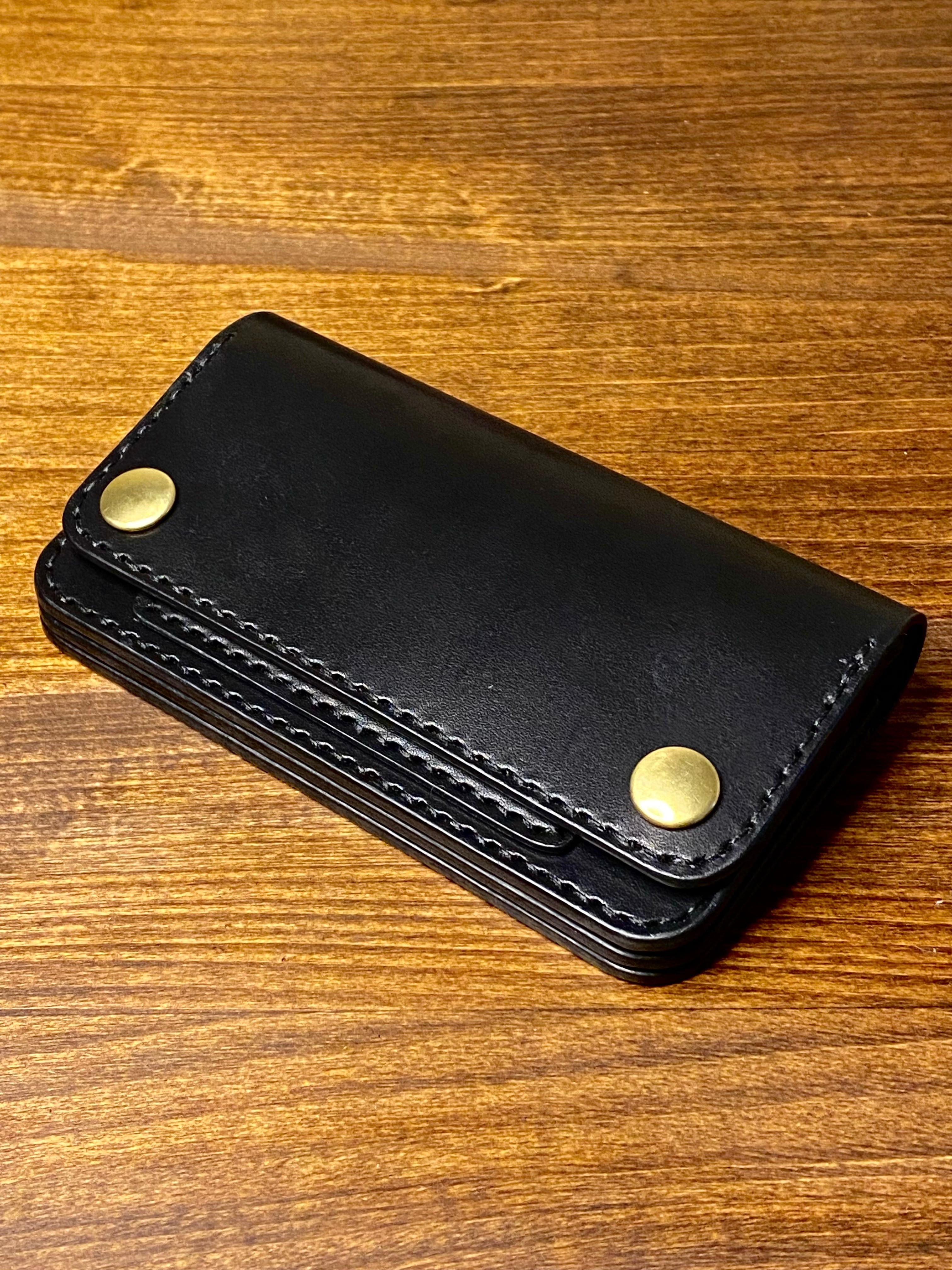 マヤショルダー コバルト ミドル トラッカーウォレット