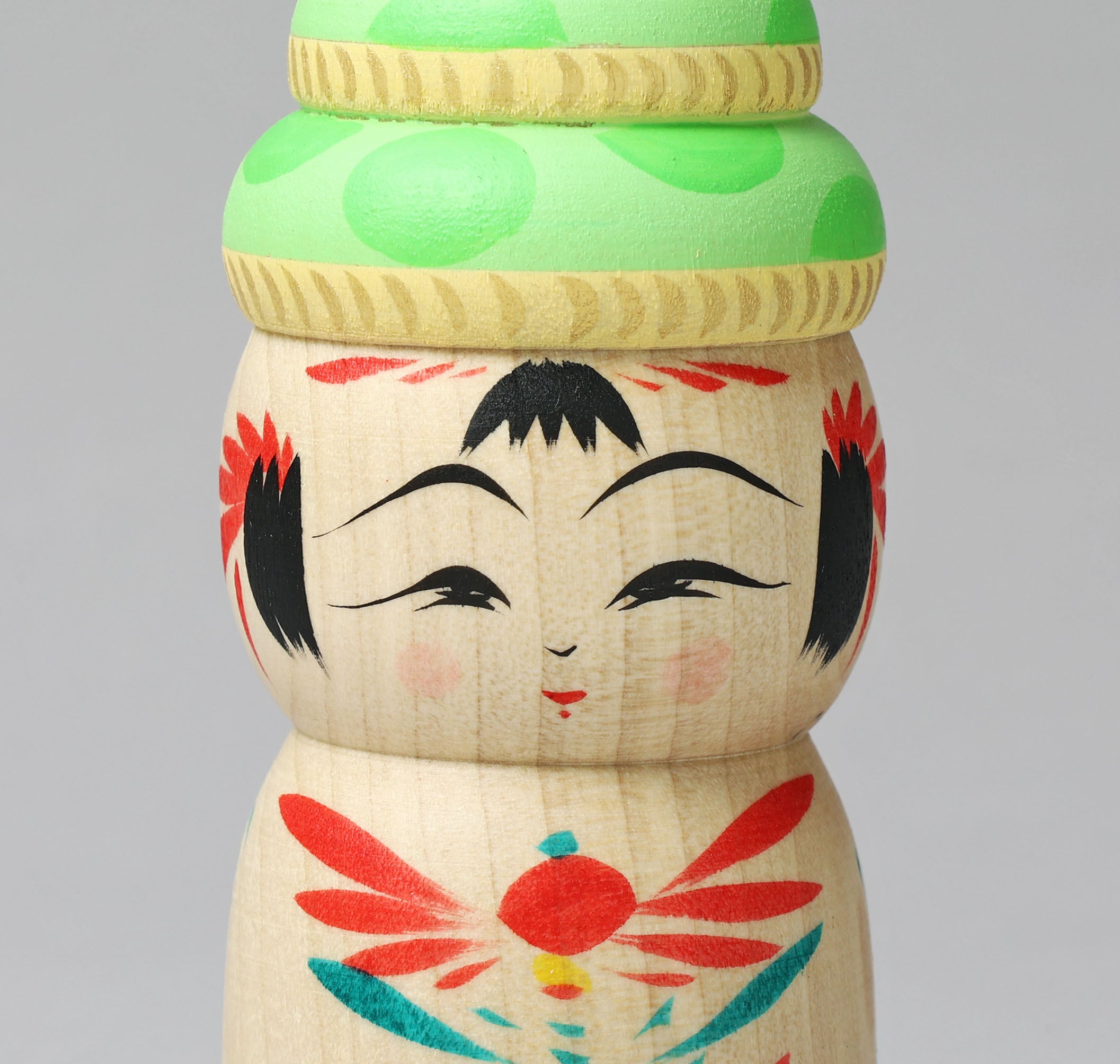 名作こけし 「 髪 」 みつあみ おさげ 孝 kokeshi doll人形