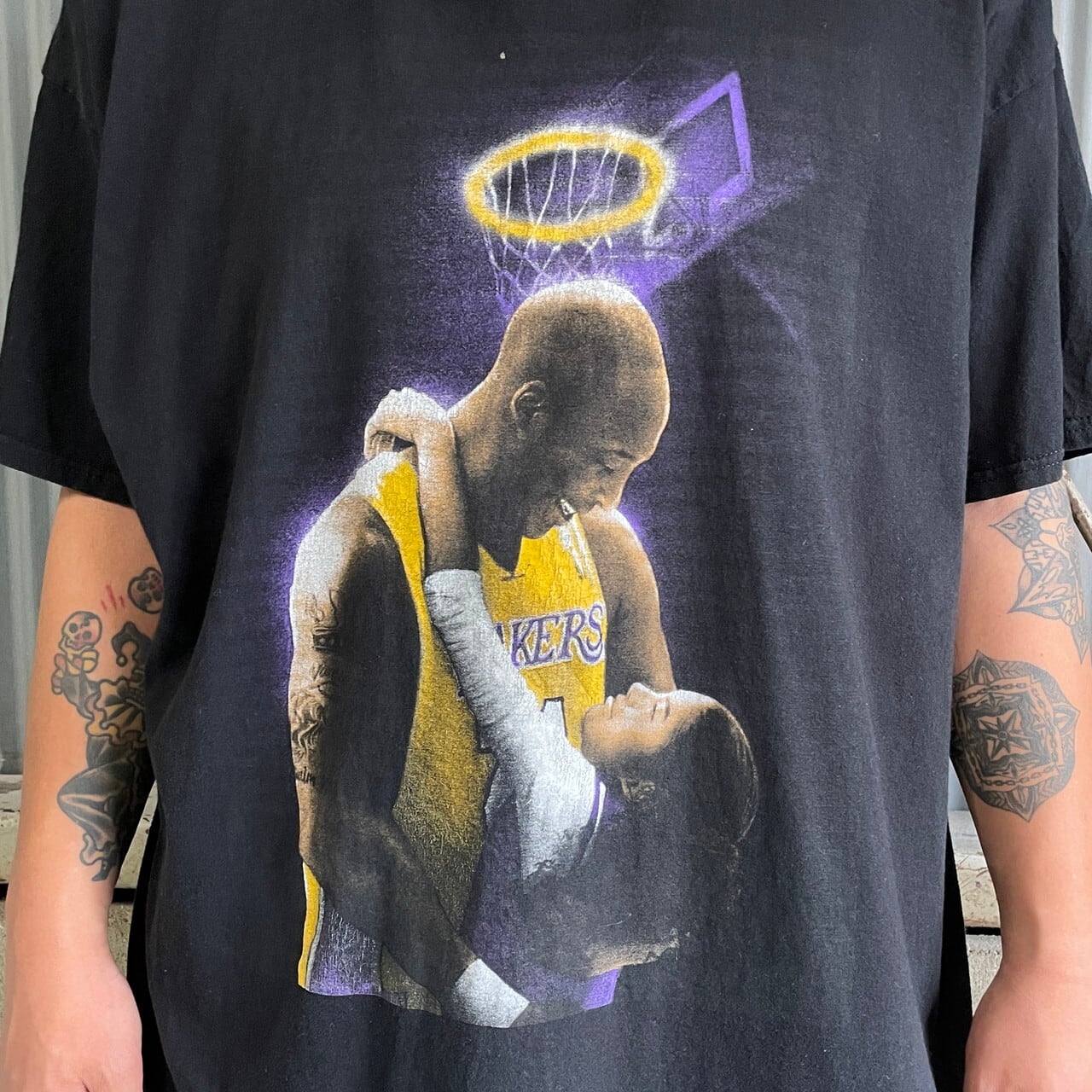 コービーブライアント24 NBAレイカーズLAKERS Tシャツ2XL US