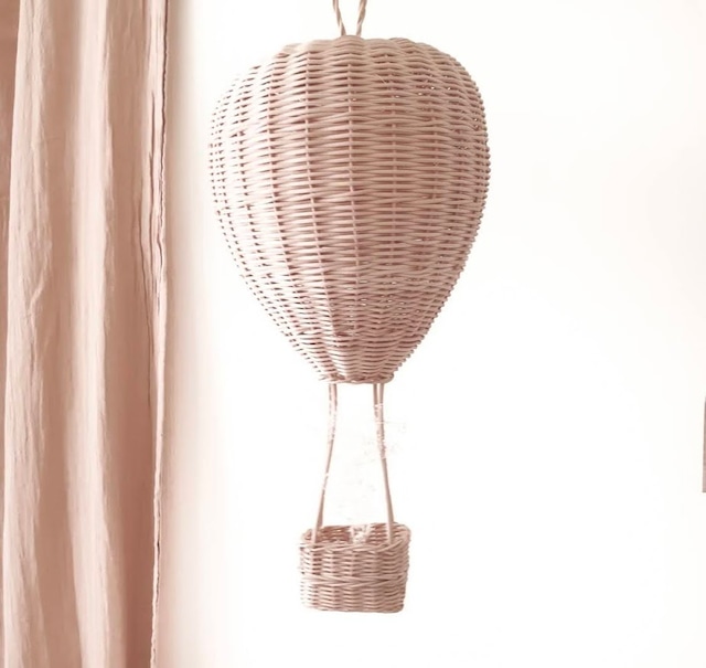 10/21 13pm~ COCONEH Wicker hot air hanging ballon　バルーン　ウォールオーナメントバルーン 熱気球　気球　ラタン　ラタンインテリア　インテリア雑貨　子供部屋インテリア　自然素材　ウォールオーナメント