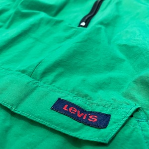 【LEVI'S】アノラックパーカー ナイロンジャケット ハーフジップ マウンテンパーカー L オーバーサイズ 春物 US古着