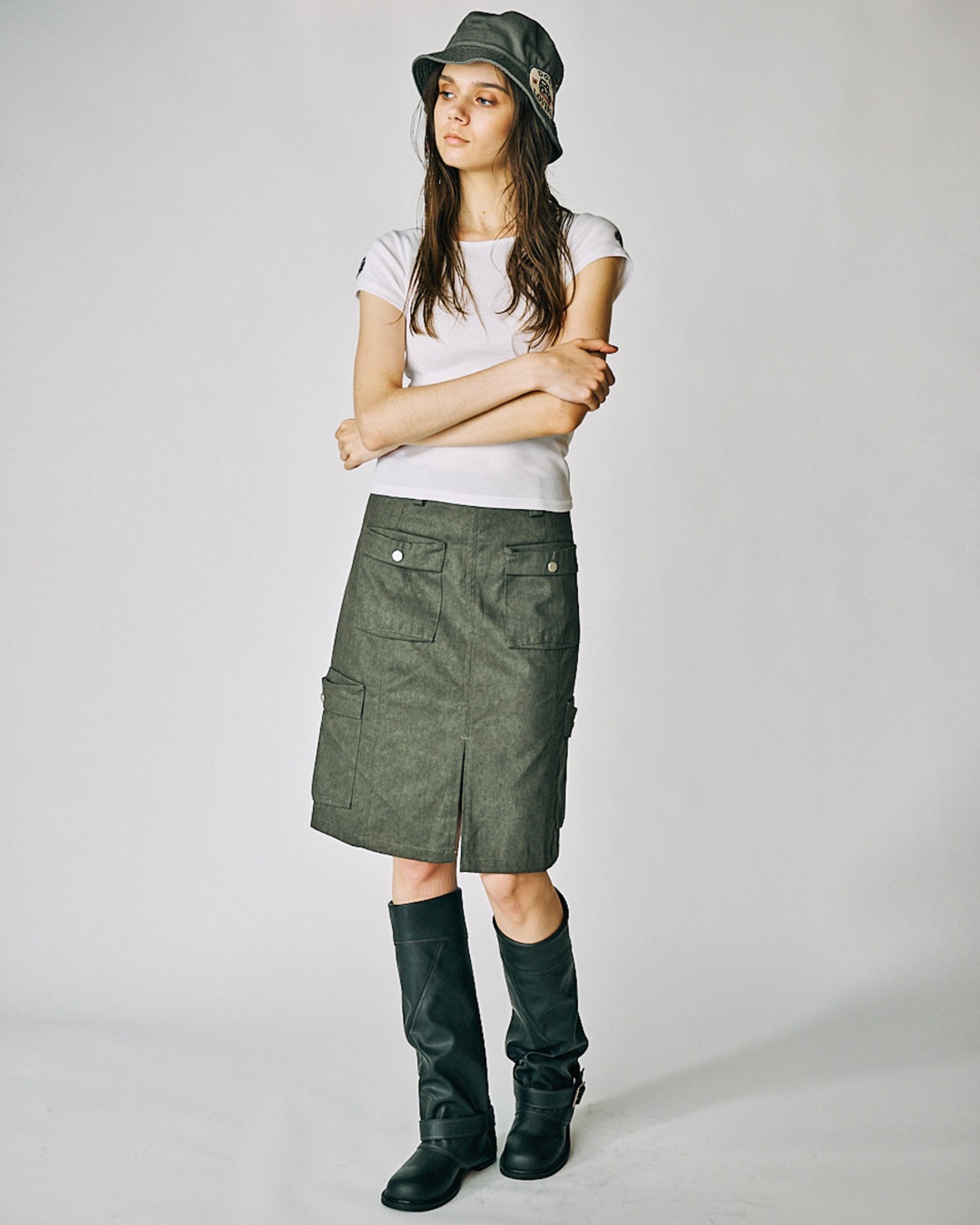 COOLA Dogs ロゴHAT (KHAKI)　CQ-49505