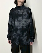 13AW ISSEY MIYAKE MEN Mock-Neck Tye-Dye Knit Cut-sew