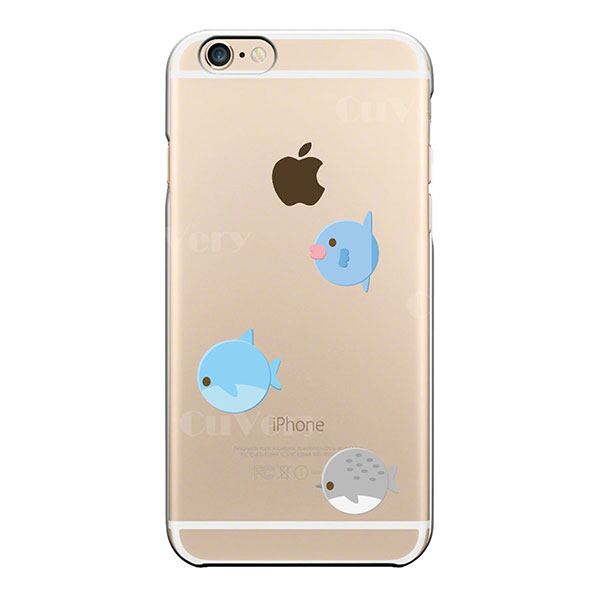 iPhone6s iPhone6 ケース ハードケース クリア ジャケット 魚 ぎょ