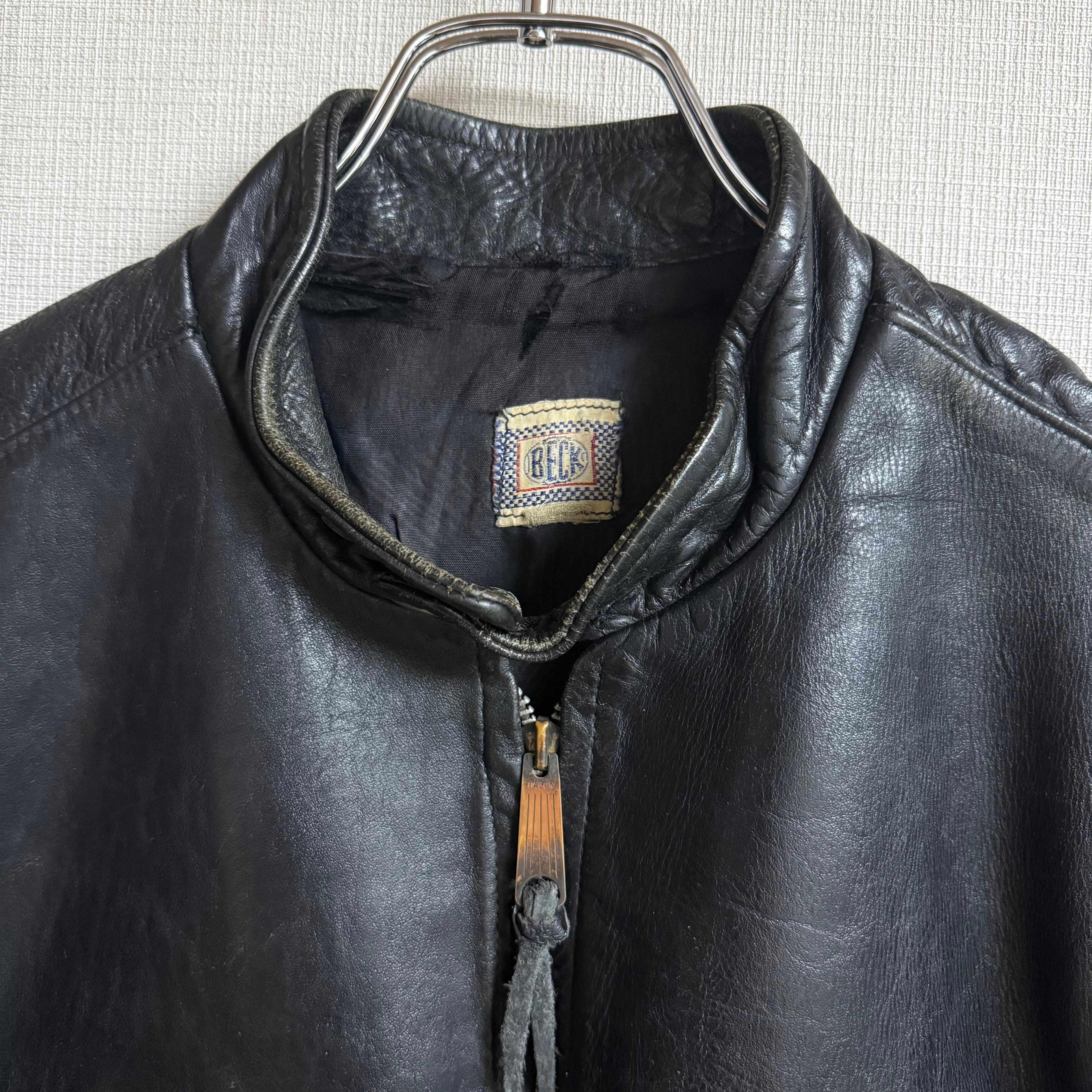 名作】1960s BECK 666 シングルレザージャケット | 下北沢SPiKe＆SPiCe