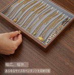 ジュエリーボックス 3段 鍵付き 木製 ウォールナット ガラス天板 アクセサリーケース 高級 宝石箱 多段収納 ベルベット内装 大容量