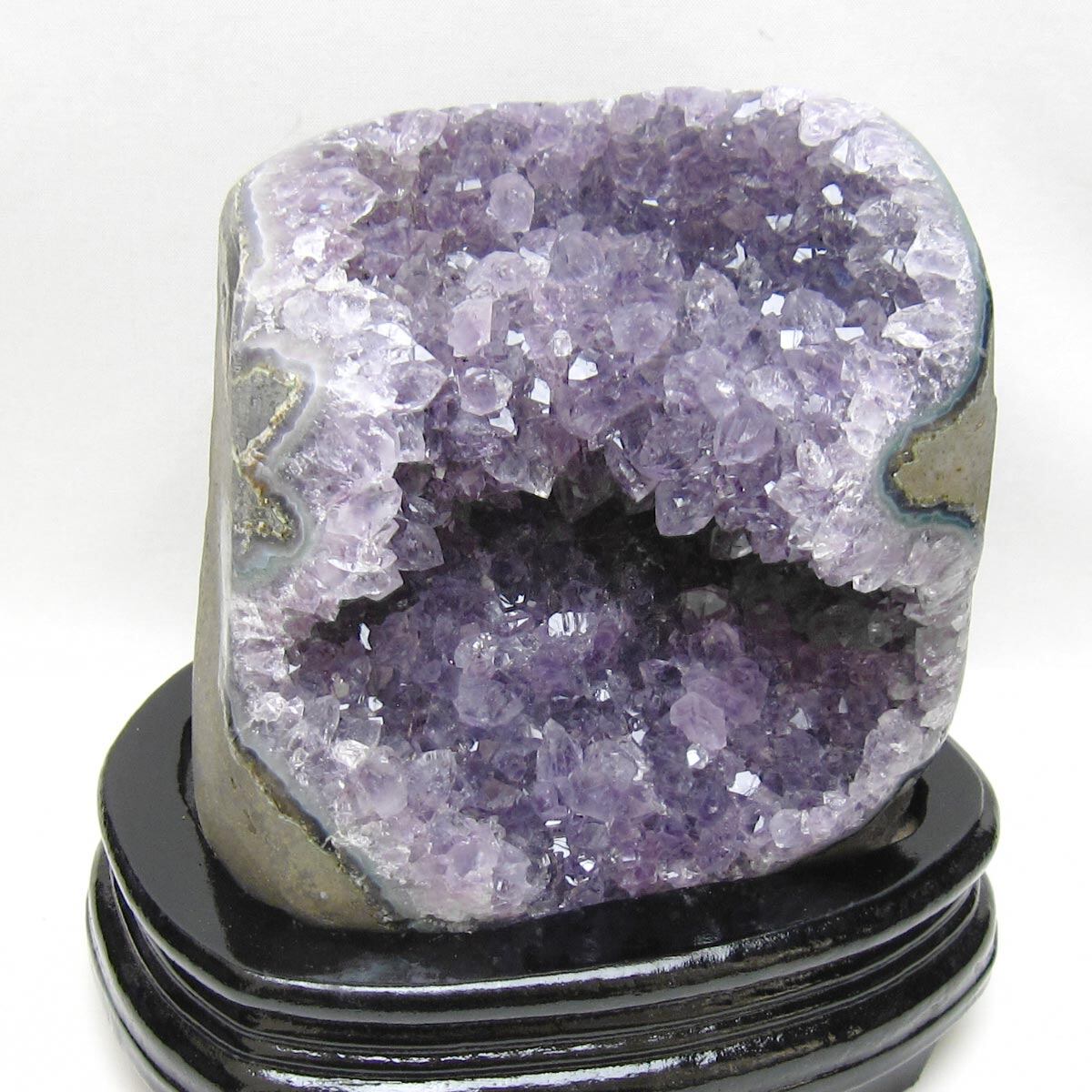 2.1Kg アメジスト クラスター アメジスト 原石 ウルグアイ産 amethyst 台座付属 一点物 192-712