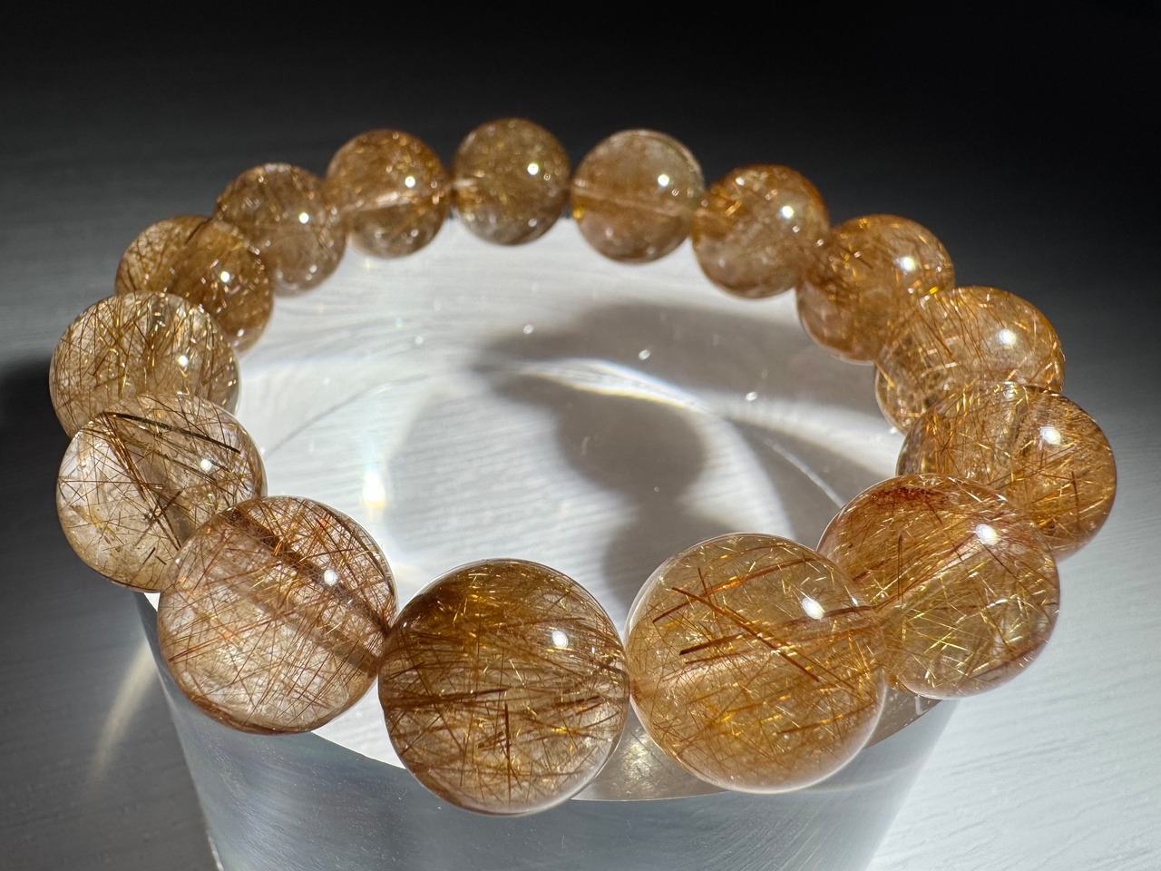 No.1406 ブラウンルチルクォーツブレスレット