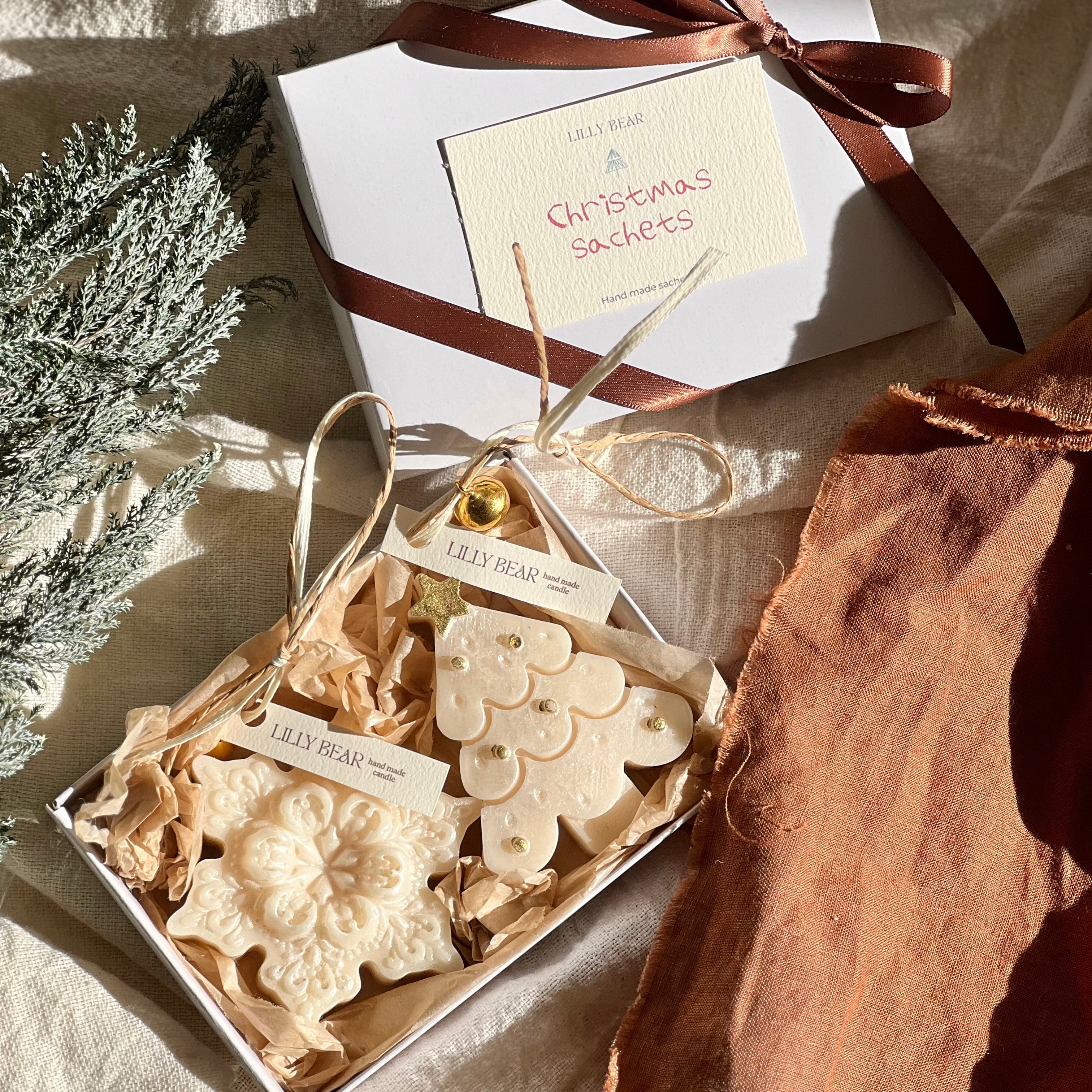数量限定 クリスマスアロマサシェ | リリーベアーキャンドルショップ