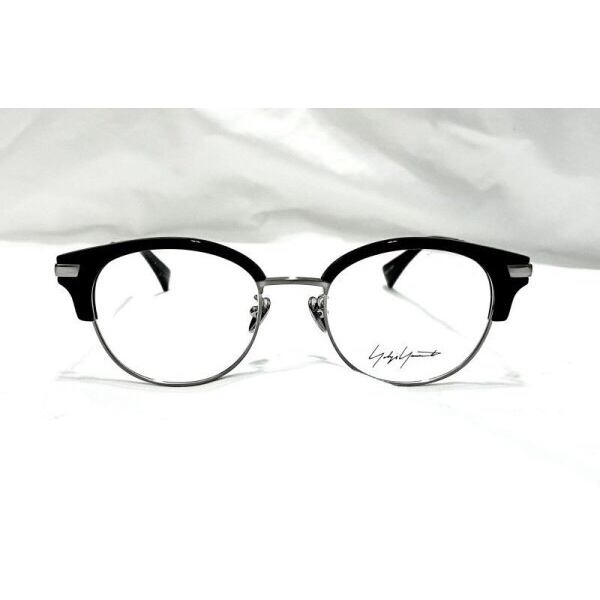 yohji yamamoto ヨウジヤマモト メガネ サングラス 19-0022 yohji yamamoto (ヨウジヤマモト) 19-0022-2 ブロー メガネ BLACK
