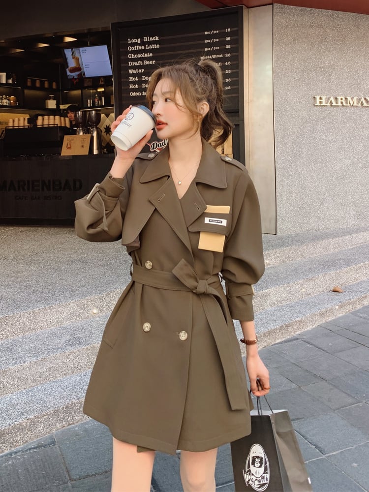 トレンチコート レディース レディーストレンチコート ショート ショート丈 スプリングコート 春 秋 冬 コート 春秋 コート レディースコート Viento