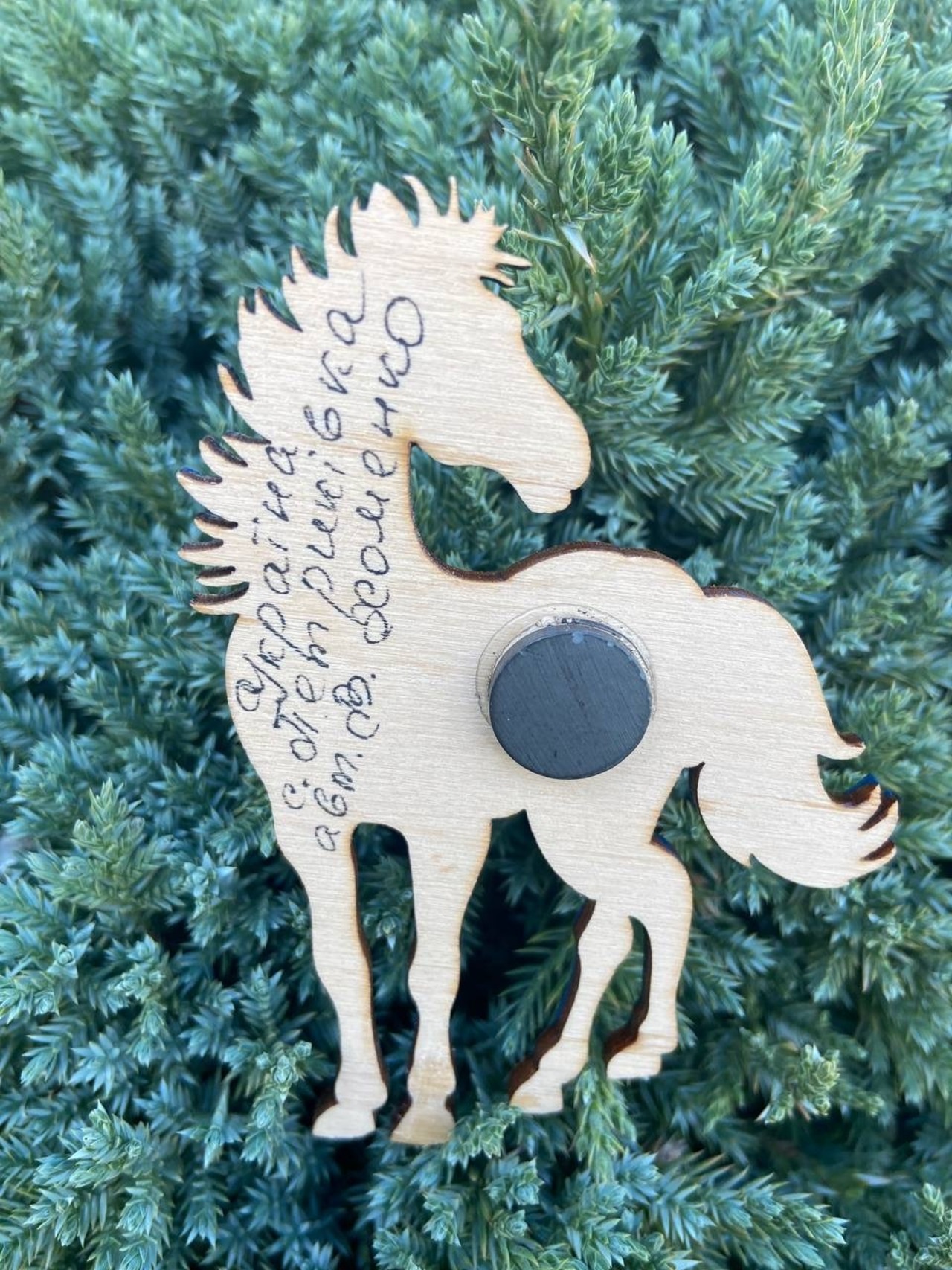 ペトリキフカ塗りのマグネット 2026/午年モデル　馬（Khomenko製作） - 3