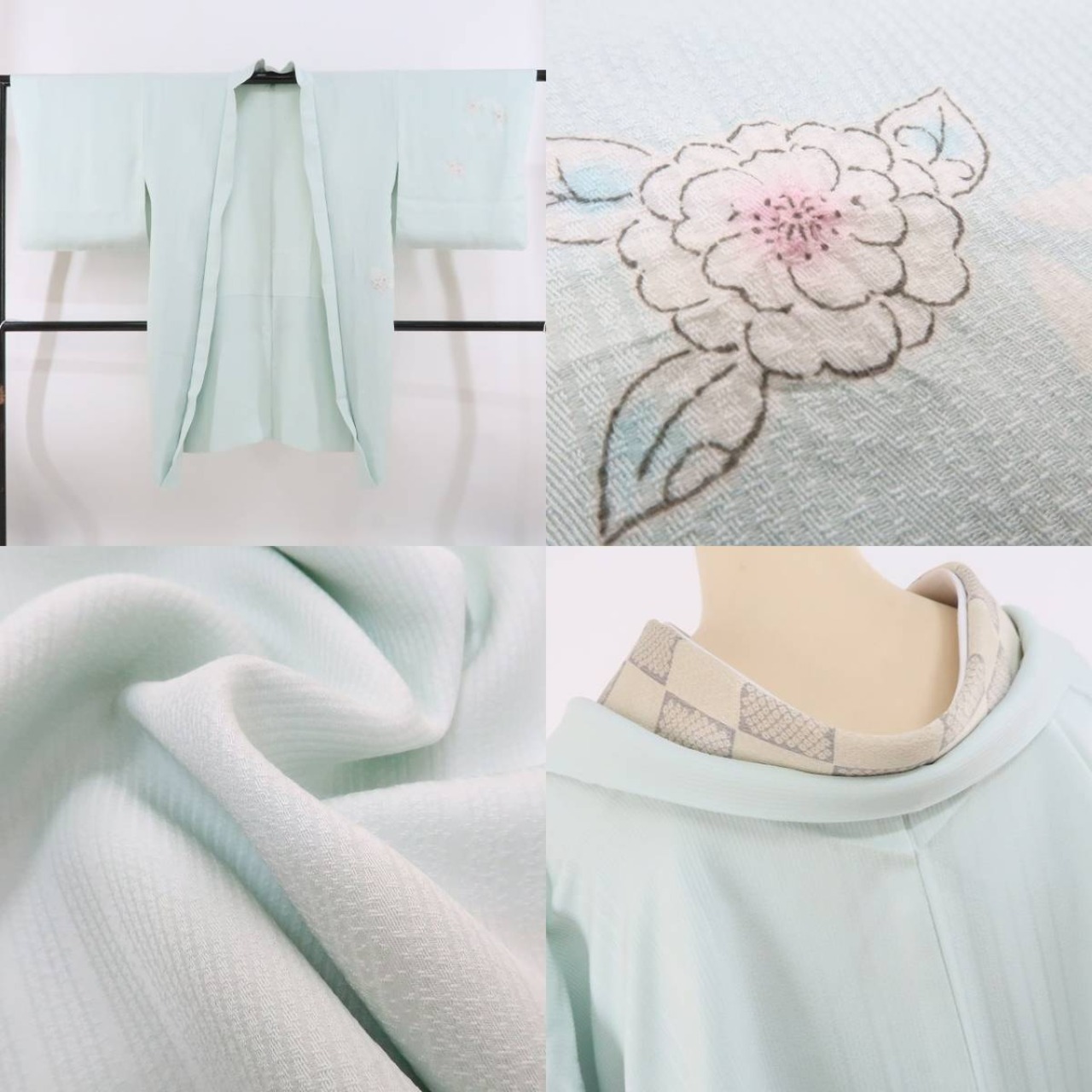 新品 辻ヶ花 絞り 着物“羽織を重ねてそぞろ歩けば笑みが零れて華が舞う 