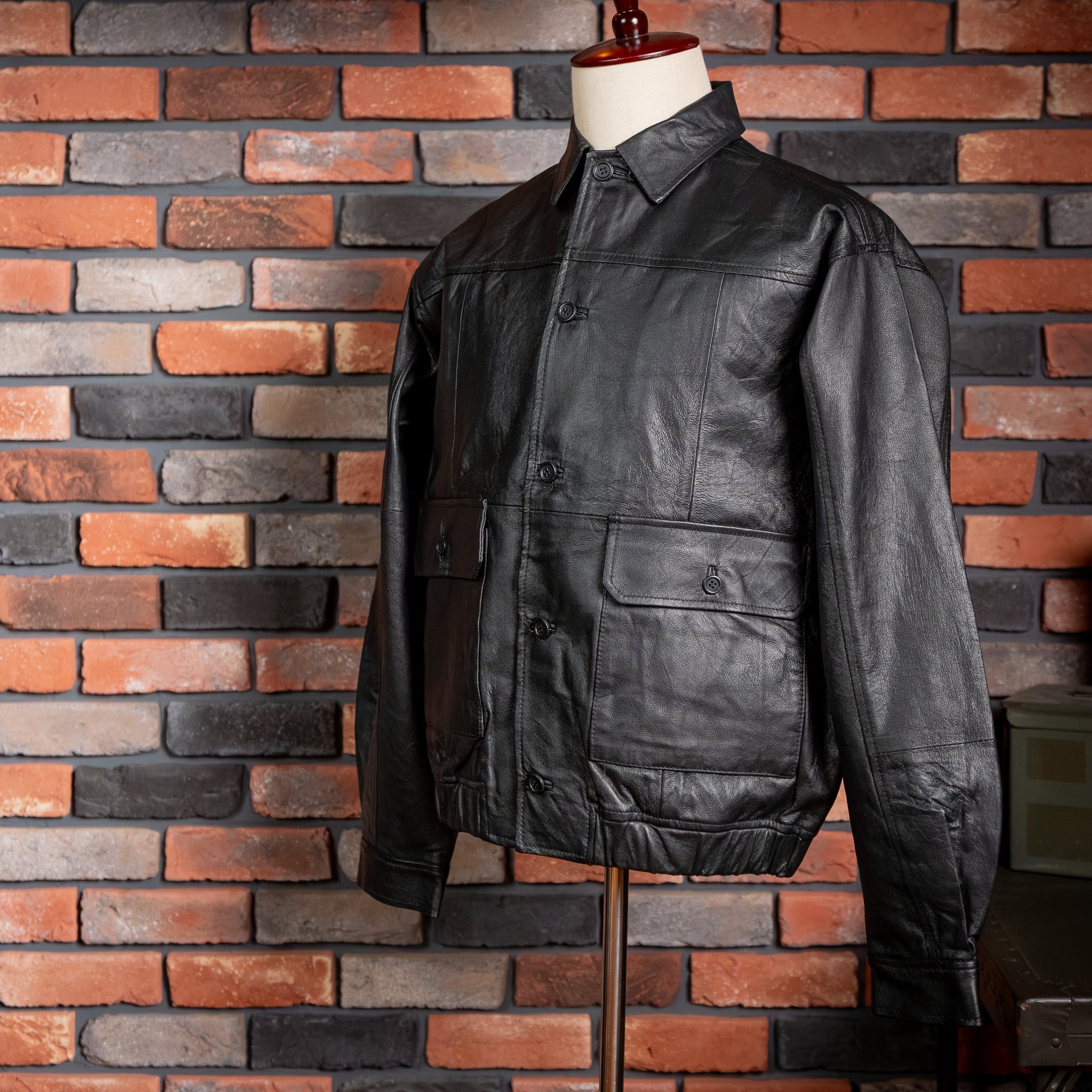 ジャケット・アウター yoused FRENCH ANTIQUE LEATHER JACKET yoused】FRENCH ANTIQUE LEATHER JACKET ユーズド リメイク