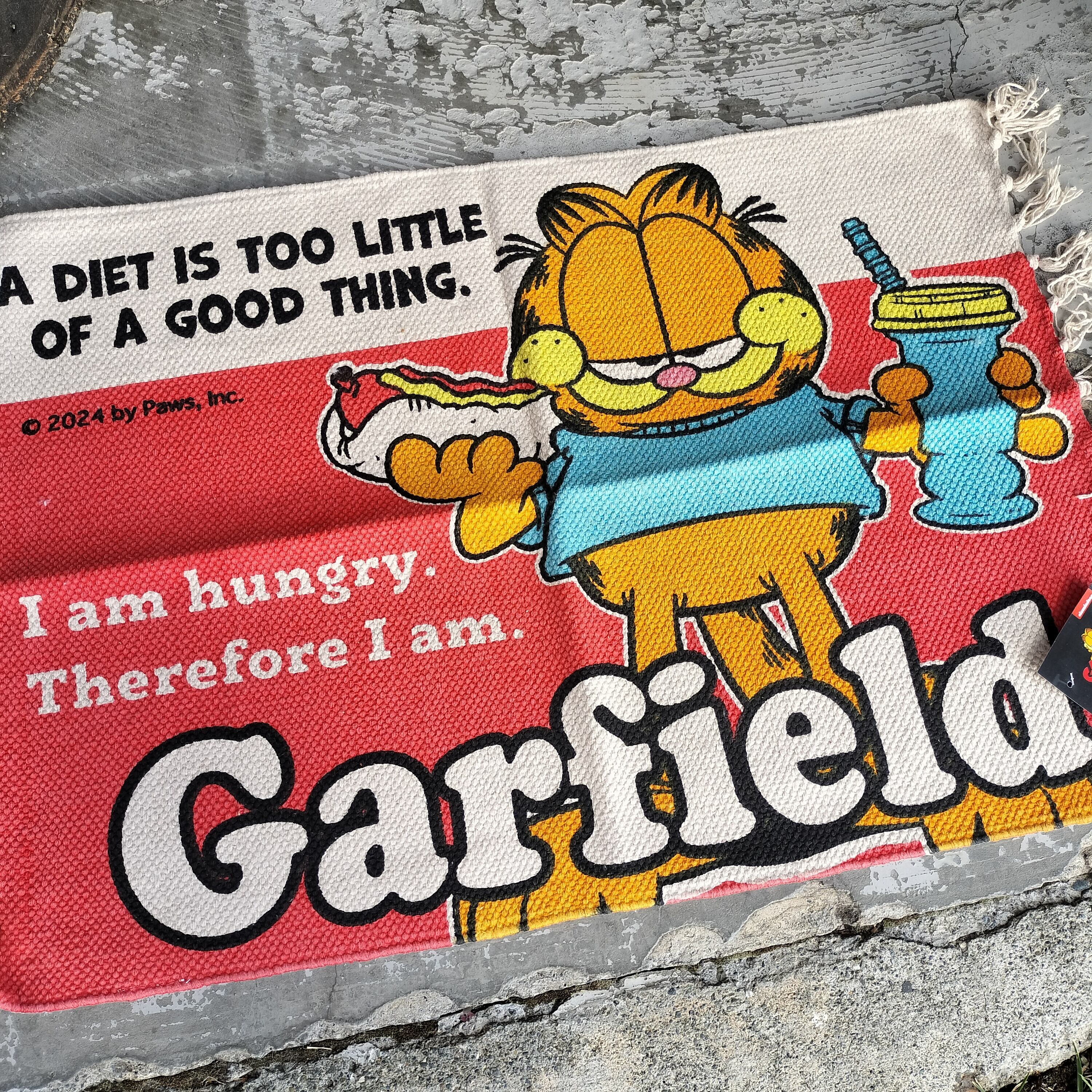 コットンフリンジマット◇ガーフィールドB/ショートサイズ◇玄関