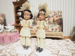 インディアンの男の子2体セット セルロイドドール 画像3