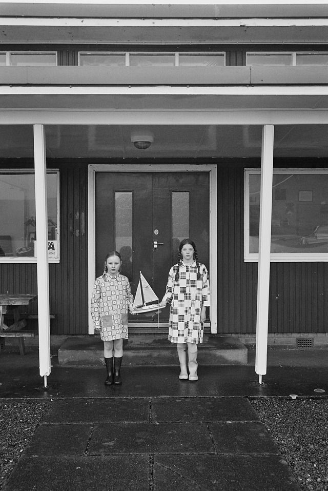 《即納》outlet FISH&KIDS/ PATCHWORK MIDI DRESS