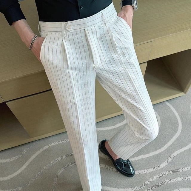 loose straight drape pants 00340