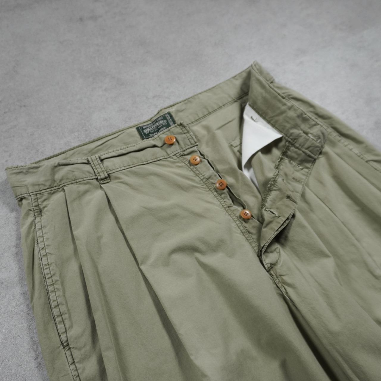 90s POLO COUNTRY  chino trousers ”made in USA” W32.5L28.5相当 古着 - 5