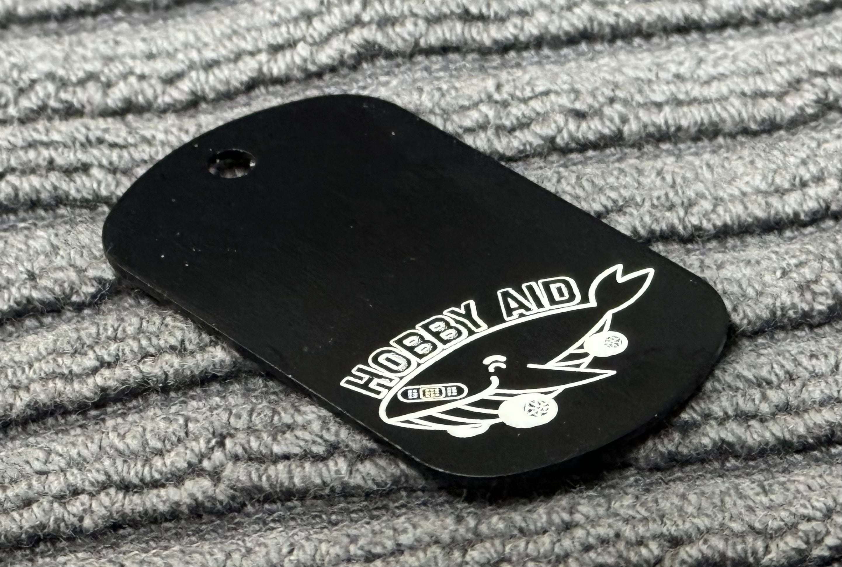 HOBBY AID ドッグタグ ブラック＋D | HOBBY AID