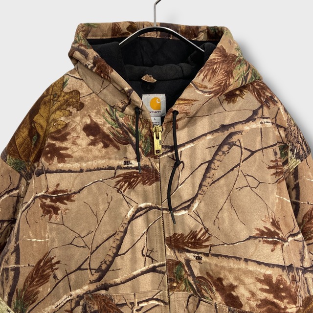00s carhartt カーハート　アクティブジャケット　リアルツリー　L