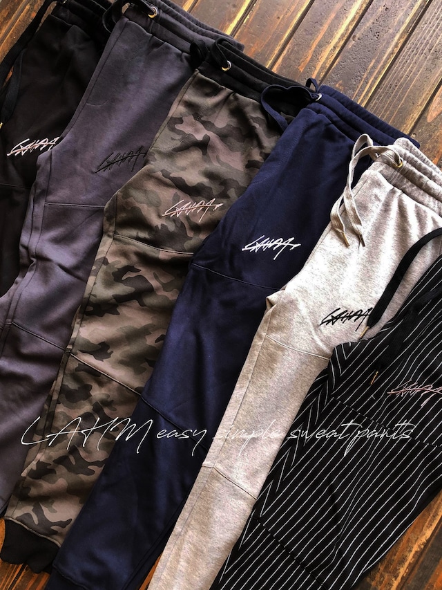 【シンプルスウェット】LAHM easy simple sweat pants　LAHM/エルエーエイチエム