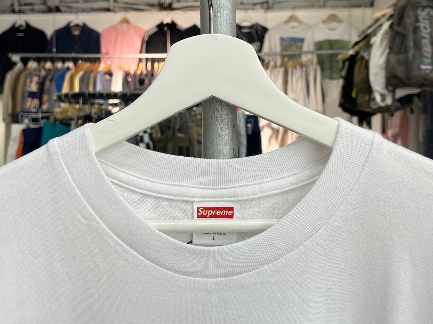 Supreme MILAN BOX LOGO TEE WHITE LARGE 52582 | BRAND BUYERS OSAKA 