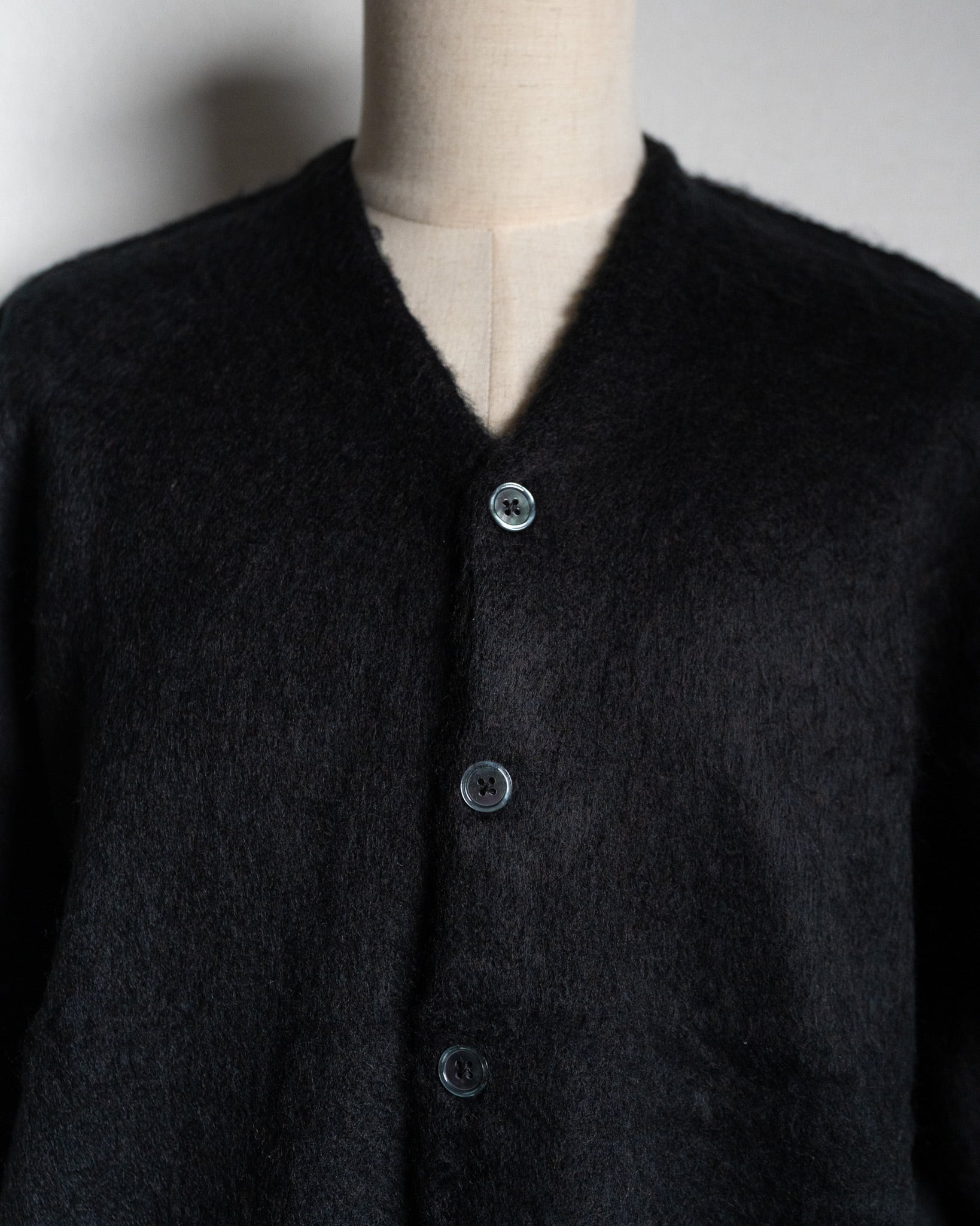 TOWN CRAFT】Solid Shaggy Cardigan 