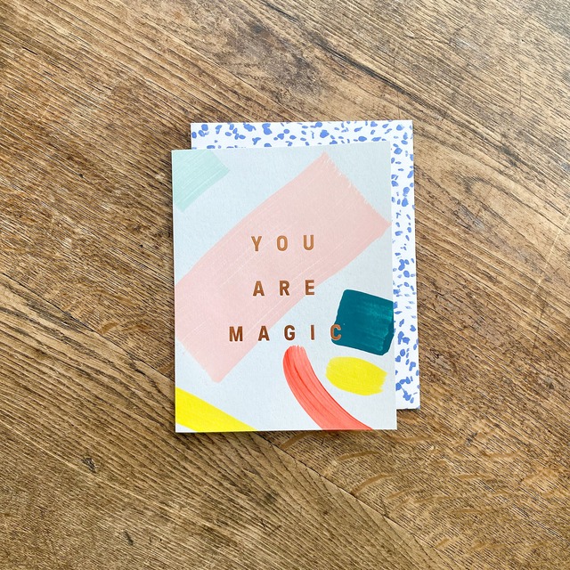 You Are Magic_MOGLEA hand-painted card