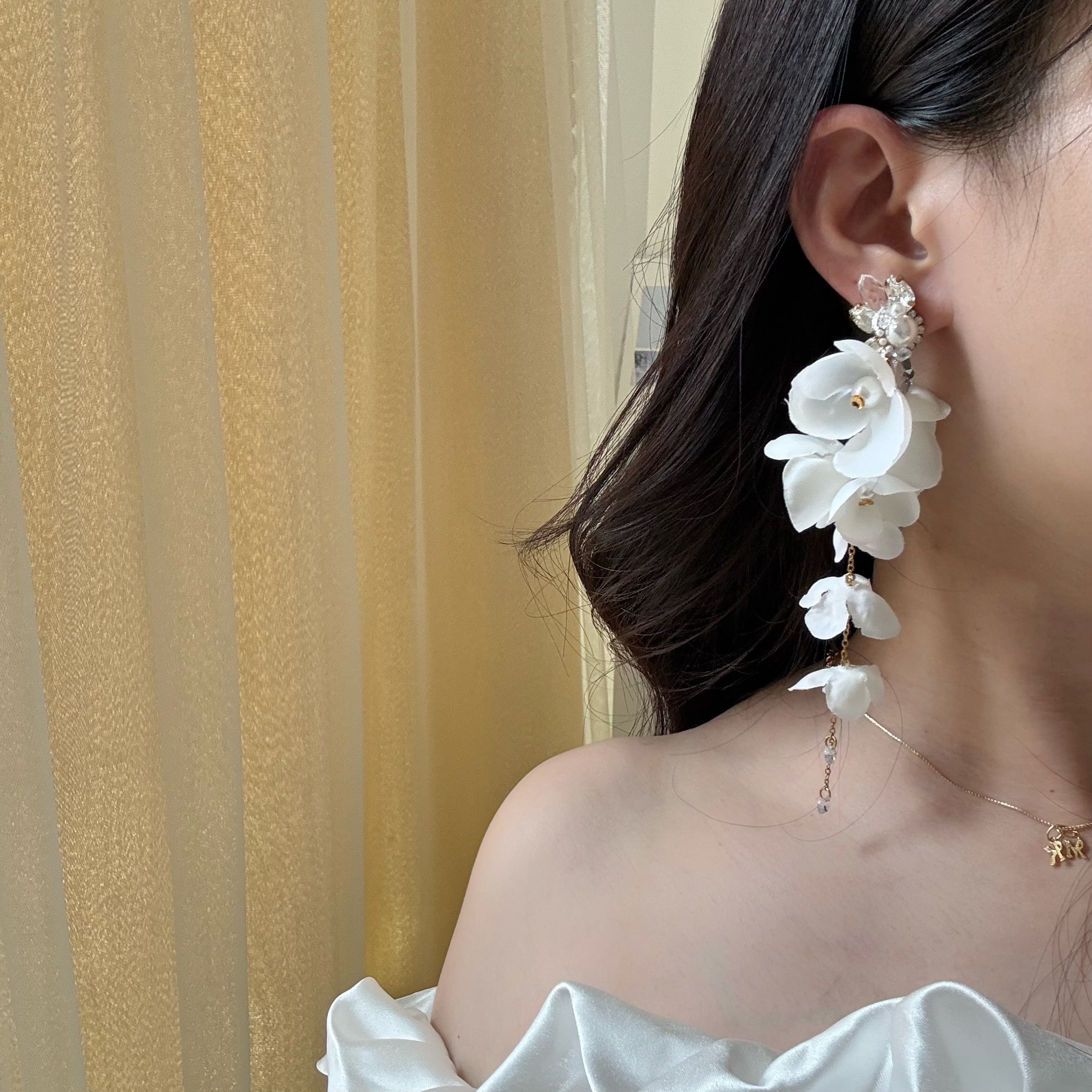 Céline 】 ブライダル ピアス イヤリング | Jasmine デイリー