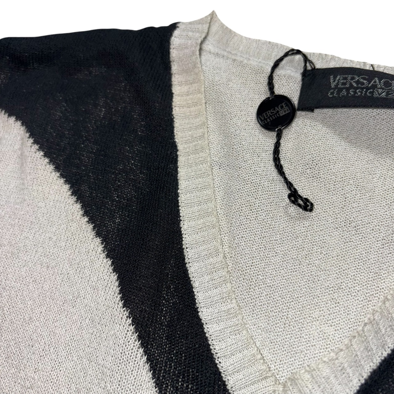 vintage VERSACE CLASSIC V2 V-neck sweater