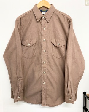 90sOshkosh Chamois Cloth Heavy Flannel Shirt/L