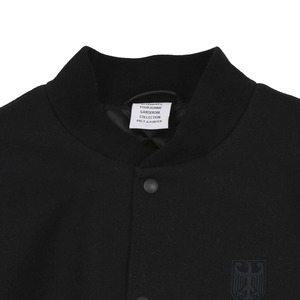 【VETEMENTS】BIKER CROSS EMBROIDERED VARSITY JACKET