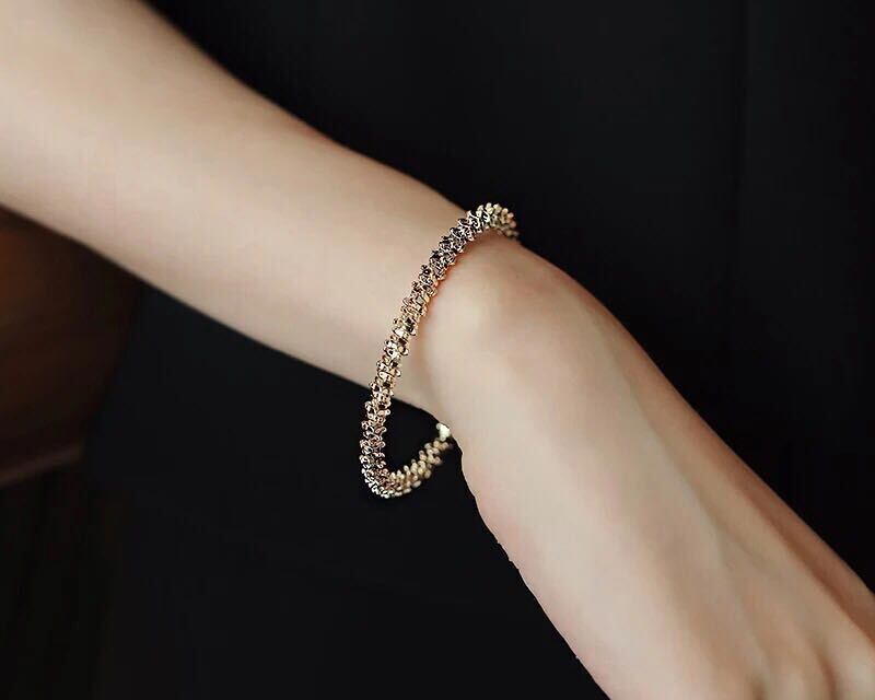 【16】ブレスレット / ゴールド / 長さ17.5cm