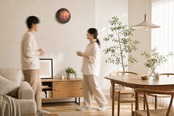 ひかりを楽しむ掛け時計260「木陰」／ MYSTIC CLOCK Ø260 "Bower"