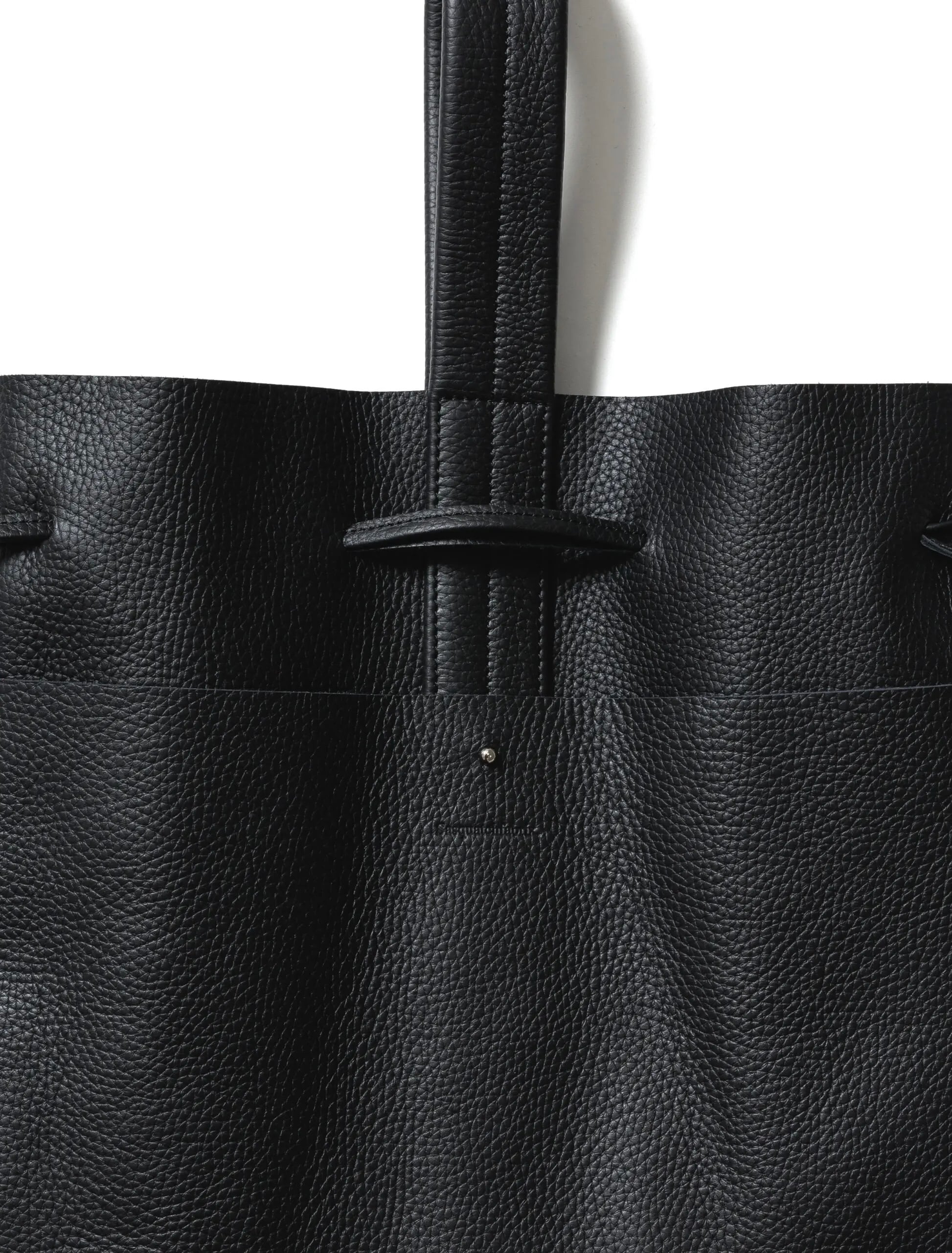 Sasquatchfabrix. / LEATHER HELMET BAG (BLACK ) | THE MODERN AGE