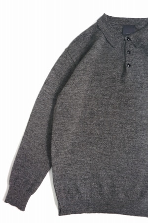 Alpaca Wool Smooth Knitted Polo