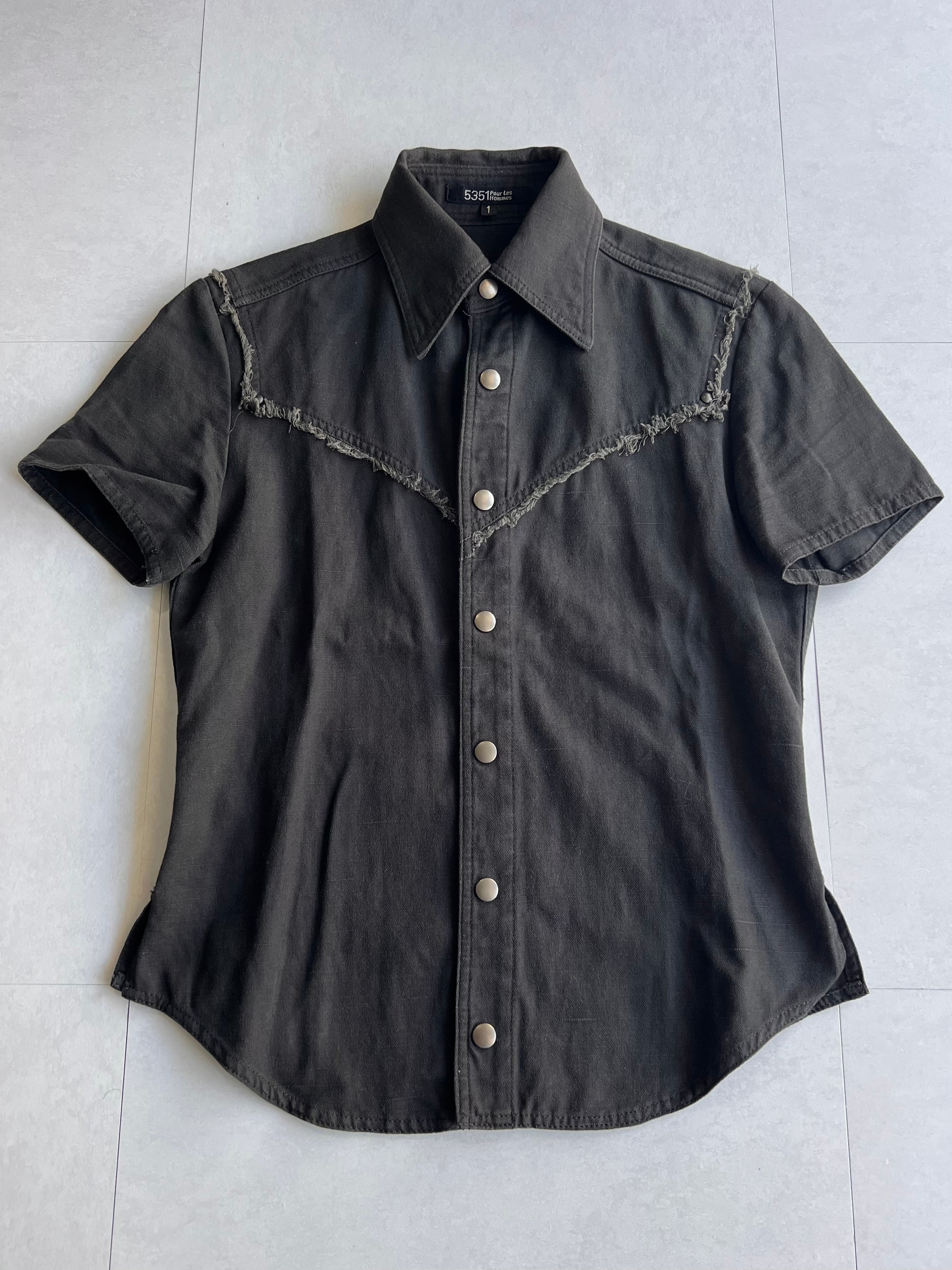 "5351 POURLES HOMMES" Grunge S/S Shirts