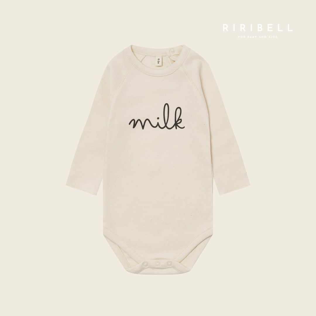 送料無料【organic zoo】Undyed Milk Bodysuit
