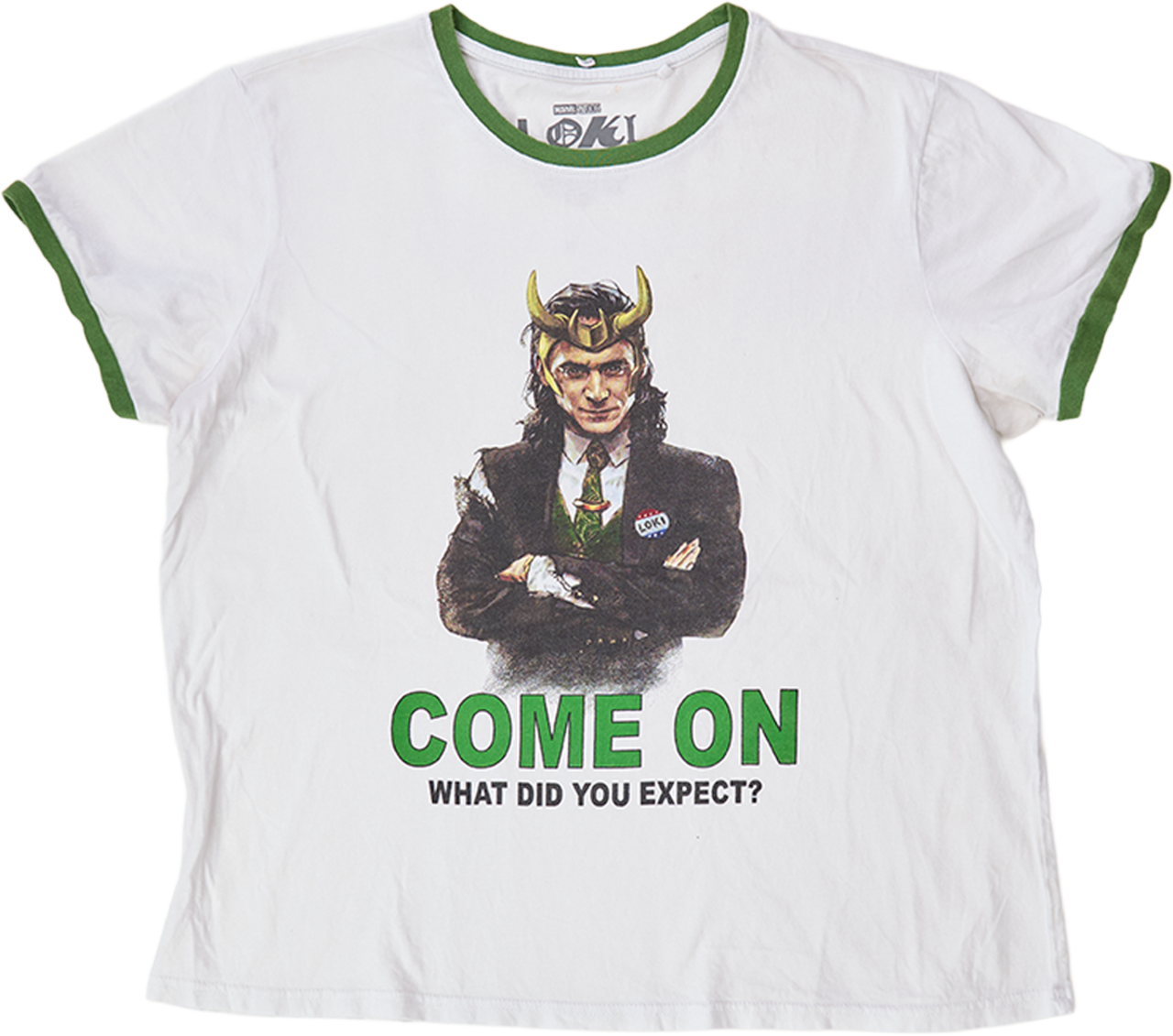 古着　MARVEL LOKI OFFICIAL XXL -T